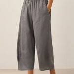 100% Linen Classic Ankle Pants ZOE