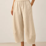 100% Linen Classic Ankle Pants ZOE