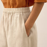 100% Linen Classic Ankle Pants ZOE