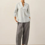 100% Linen Classic Ankle Pants ZOE