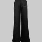 High Waisted Loose Split-Joint Pants Trousers