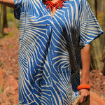 V-neck jungle robe
