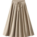 High Waist Pleated Skirt