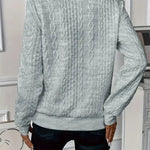 EMMA��� |  Elegant Quarter-Zip Sweater