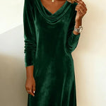 Velorina | Loose Fitting Velvet Dress