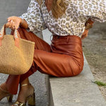Coffee Charm Brown Pants