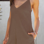 Strap Adjustable Pocket Casual Loose Jumpsuit