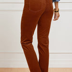 STRETCH CORDUROY STRAIGHT LEG PANTS