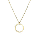 LUXE Organic Open Circle Necklace