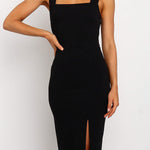 Square Neck Sling Cover Hip Party Dress