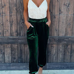 Velvet Pocket Pants