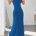 A-Line Loose Solid Color Spaghetti-Neck Maxi Dresses