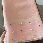 Sun-Protection Beaded See-Through Shawl&Scarf