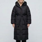 Carmen - Long Belted Puffer Coat