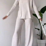 Chic Slit Casual Two-piece Set