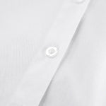 High Waisted Long Sleeves Buttoned Pleated Solid Color Lapel Mini Dresses Shirt Dress