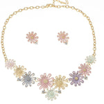 SOHI Women Multicolour Pastel Flora Jewellery Set