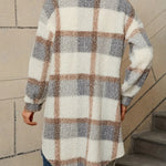 Mila ��� Soft Plaid Lapel Coat