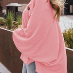Lapel Knit Long Sleeve Top