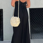 V-Neck Effortless Wide Leg Jumpsuit