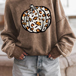 Washed Drop Shoulder Pullover Sweatshirt