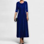 April - Luxurious Velvet Dress