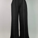 High Waisted Loose Split-Joint Pants Trousers