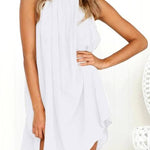 Sweet Crinkle Sleeveless Mini Dress