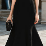 Sleeveless Sculpted Midi Dress With Flared Hem