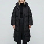 Carmen - Long Belted Puffer Coat