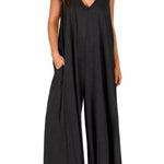 Fresh Casual Women's Pocket Jumpsuit Thin Women's Jumpsuit