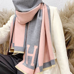 Original Warm Letter Print Shawl&Scarf