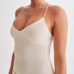 Flowers for Every Occasion Crochet Back Lace-up Maxi Dress
