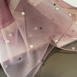 Sun-Protection Beaded See-Through Shawl&Scarf