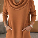 Regular Fit Casual Mock Neck T-Shirt