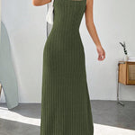 A-Line Loose Solid Color Spaghetti-Neck Maxi Dresses