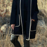 Thickened loose solid color casual women's style