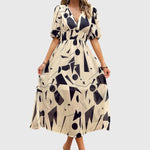 Merlin™ | Flattering Floral Midi Dress