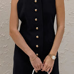 Versatile Lapel Slim Pencil Dress
