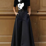 Short Sleeves Skinny Flower Print Stand Collar T-Shirts Tops