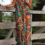 Casual and comfortable suspender jumpsuit
