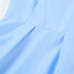 Long Sleeves Loose Buttoned Solid Color Split-Joint Twist Lapel Mini Dresses Shirt Dress