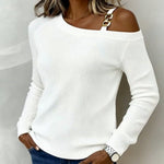 Women'S Casual Solid Color Top