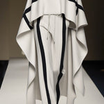Loose Drawstring Striped Casual Pants Bottoms Trousers