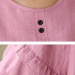 Women's Solid Color Loose Casual Shirt