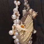 Versatile Pearl Conch Handbag