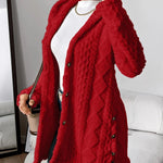 Aria ��� Cozy Argyle Knit Coat