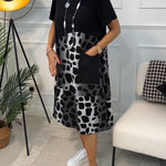 Adriana™ | Women's Short Sleeves Midi Dress
