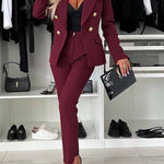 Feeling of Confidence High Rise Pocketed Tapered Pants