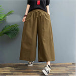 AMELINA – PLEATED LINEN TROUSERS WITH A COMFORTABLE FIT